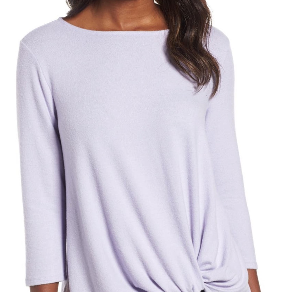 Gibson cozy twist-front pullover